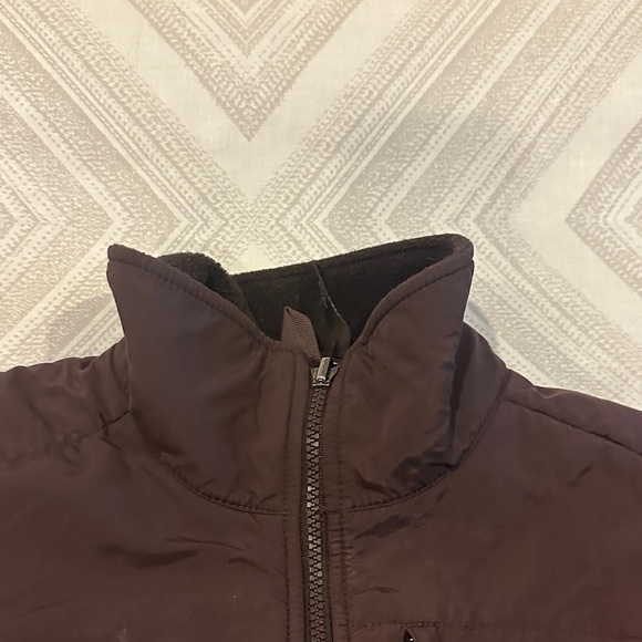 The North Face Women's Dark Brown Fleece Zipper Jacket Size S - Picture 3 of 9